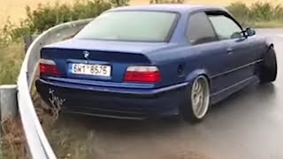 Best DriftingBurnout Video Bmw E36 Street Drift Compilation 2022 [upl. by Jamey97]