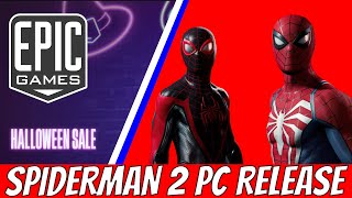 Spiderman 2 PC Release Epic Games Awesome Deals [upl. by Eden493]