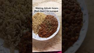 Making Adzuki beans in instapot  Red Chori recipe shorts beans trending [upl. by Jacinta]