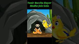 Tunir Baccha Kutir Modhe Chole Gelo tuntunipakhirgolpo banglacartoon shortcartoons cartoonvideo [upl. by Nnahaid]