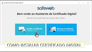 COMO INSTALAR CERTIFICADO SAFEWEB [upl. by Carly715]