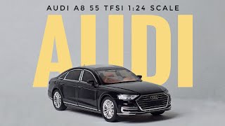 Audi A8 55 TFSI  124 Scale  Che Zhi  Carmandu Miniature [upl. by Ellennod]