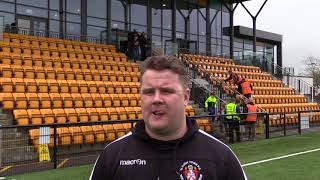 20180402  Slough Town v Chesham United  Neil Baker Interview [upl. by Jeu]