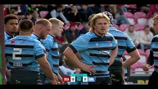 SCARLETS v CARDIFF  URC 202425  2ND ROUND  RUGBY FULL MATCH [upl. by Willmert813]