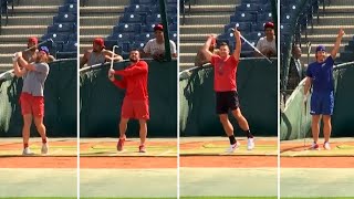 🏌️‍♂️ Phillies Players Taking Golf Shots to Decide Fantasy Football Order [upl. by Aihsi]