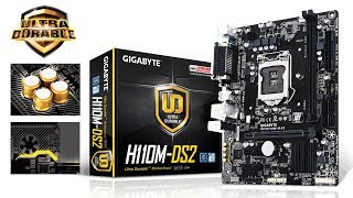 Gigabyte H110MDS2 Motherboard unboxing and review for 6th amp 7th cpu Bengali [upl. by Malcom]