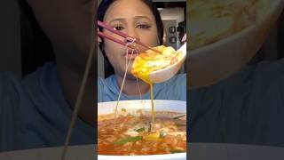 ASMR SPICY RAMEN amp SOFT BOIL EGGS mukbang asmr [upl. by Luehrmann]