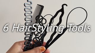 😱 Trying 6 Different Tricky HairStyling Tools  Useful HairStyling Accessories 👌 [upl. by Zarihs]