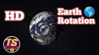 Earth Rotation Hd Video  Tech Singhasan [upl. by Agiaf185]