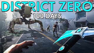 WE Played 100 Days of Modded 7 Days to Die DISTRICT ZERO [upl. by Aytida]