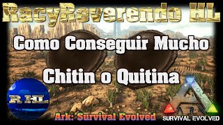 ✅Como Conseguir Mucha QuitinaChitin en Lost Island  Ark Survival Evolved🌏 [upl. by Nodla]