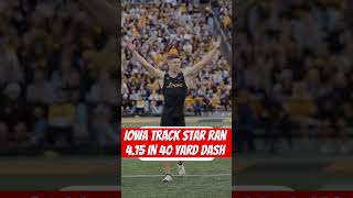 Iowa track star ran 415 in 40 yard dash [upl. by Nylorahs336]