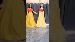 Kamariya🌙💓  navratrispecial navratri2024 khyatinaisha siblings sisters song dance shorts [upl. by Gora]