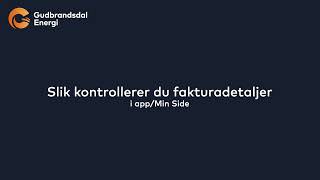 Tutorial appMin Side  Slik kontrollerer du fakturadetaljer [upl. by Glen]