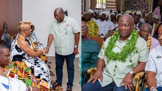 NII TEIKO TSURU II AND THE GA TRADITIONAL COUNCIL HOST JOHN MAHAMA AND THE NDC AT THE GTC [upl. by Obrien964]