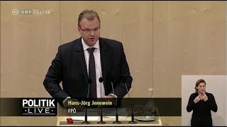 HansJörg Jenewein  Private Sicherheitsfirmen im Parlament  21112018 [upl. by Eixela]