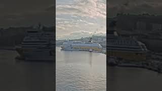 MS Mega Smeralda in Bastia corsica ferries [upl. by Atiekal]