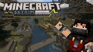 Minecraft Skyrim Edition PS4  خلونا نستكشف ماينكرافت سكايرم [upl. by Ojoj]