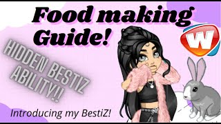 HIDDEN BestiZ Ability  Food Making Guide  Introducing my BestiZ  Woozworld [upl. by Tristram239]