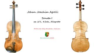 Johan Joachim Agrell op21 4Satz Allegretto [upl. by Scibert]