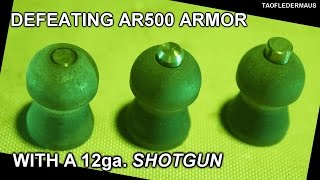 Worlds FIRST Carbon Fiber SHOTGUN SLUG  ARMOR PIERCING  CONFIRMED [upl. by Introk]