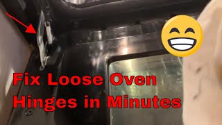 Fix Sagging Oven Door Bosch Easily For Under 10 Dollars You Wont Need New Hinges [upl. by August]