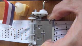 Wilhelmus van Nassouwe on a 15 note DIY Music Box Kikkerland musicbox [upl. by Georgetta718]