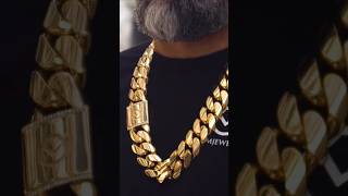 2100 GRAM 14k MONSTER 👹 Chain cubanlink 14kgold jewelry [upl. by Bethesda]