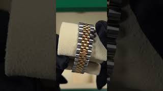 ROLEX DATEJUST 31MM TWOTONE YELLOWGOLD DIAMOND RING CHAMPAGNE DIAMOND DIAL 2021 [upl. by Resa98]