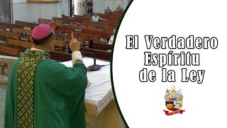 La Homilía El Verdadero Espíritu de la Ley [upl. by Weissberg]