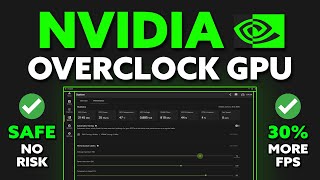 Nvidias NEW Overclock Setting  Huge FPS Boost 100 Safe [upl. by Seamus]