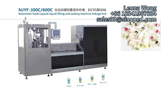 Automatic hard capsule liquid filling sealing machine [upl. by Bernat]