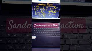 SANDMEYER REACTION namereactions sandmeyerreaction organicreactionmechanism [upl. by Ainorev867]