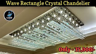 Vave Crystal Chandelier  Modern Crystal Chandeliers  Jhumar making  Home Decor  KABIR LIGHT [upl. by Norok]