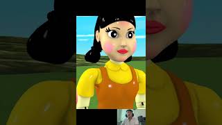 Scary Teacher 3D vs Squid Game Draw and Choose Dress the Baby Doll 5 Times Challenge shortsvideo [upl. by Shamus]