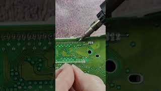 Reflowing solder joints on PCB [upl. by Krawczyk]