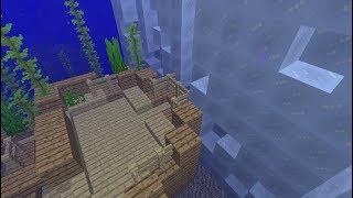 Minecraft Fr Découverte du 113  Trésor épave biome iceberg noyé [upl. by Ru]