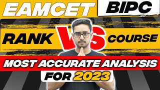 EAMCET BiPCRank Vs Course Analysis  Ajay Sir  Vedantu Telugu [upl. by Riccio956]