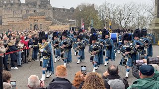 The Brave and Proud are Marching 2024 Remembrance Day Parade Edinburgh Scotland [upl. by Tatiana]