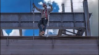 Ironworkers connecting Sacramento California [upl. by Nosilla37]