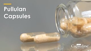 Capsuline Now Has Pullulan Capsules [upl. by Leakcim]