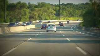 Canada カナダ  Don Valley Parkway Southbound  Toronto Ontario [upl. by Kenwood18]