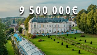 VISITE EXCLUSIVE DUN CHATEAU quotLE PETIT VERSAILLESquot À VENDRE 9 500 000€  EP7 [upl. by Ardnaxila84]