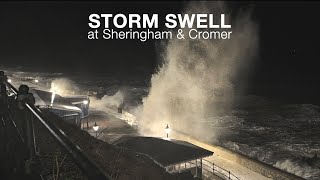 Stormy seas at Sheringham amp Cromer Jan 2024 [upl. by Adnahs]