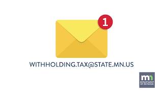 Chapter 6 More Information about Minnesota Withholding Tax [upl. by Aisyat]