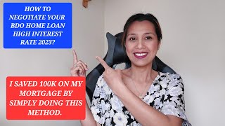 NEGOTIATING YOUR HOME LOAN INTEREST RATE 2023 STOP PAYING BANK HIGH INTEREST RATE [upl. by Aserehtairam324]