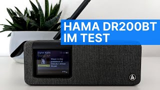 Kleines DAB Radio mit Bluetooth und Farbdisplay Hama DR200BT Test [upl. by Harac]