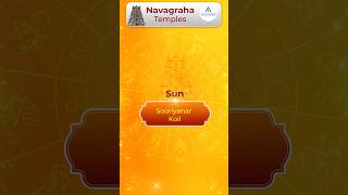 Names of the 9 Navagraha Temples  shorts shortsfeed spirituality astrology [upl. by Eilahs512]