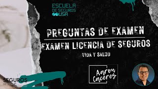 Análisis de Preguntas de examen de Seguros de Vida y Salud [upl. by Eletnahs318]