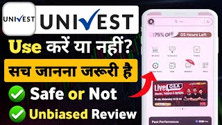 Univest app review  Univest app kaise use kare  Univest app kya hai  Univest app safe or not [upl. by Niala]